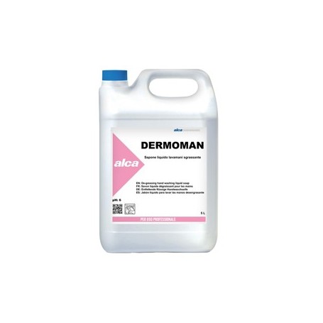 SAPONE LIQUIDO 5LT PER SPORCO MEDIO DERMOMAN ALCA - ALC578