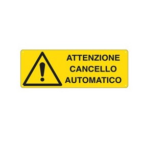 CARTELLO ALLUMINIO 35X12