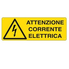 CARTELLO ALLUMINIO 35X12