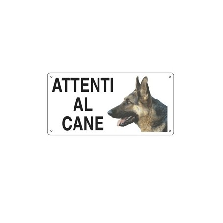 CARTELLO ALLUMINIO 25X12