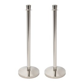 1 COLONNINA SEGNAPERCORSO BUDGET H100CM CROMATA SECURIT - RS-LW-CH