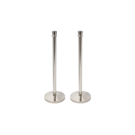 1 COLONNINA SEGNAPERCORSO BUDGET H100CM CROMATA SECURIT - RS-LW-CH