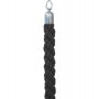 CORDONE INTRECCIATO 150CM NERO PER COLONNINA SEGNAPERCORSO SECURIT - RS-CLRP-CHBL