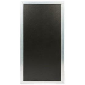 LAVAGNA MULTIBOARD NERA 60X115CM CORNICE ARGENTO SECURIT - SBM-SS-115