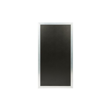 LAVAGNA MULTIBOARD NERA 60X115CM CORNICE ARGENTO SECURIT - SBM-SS-115
