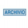 TARGHETTA ADESIVA 165X50MM ARCHIVIO - 96689